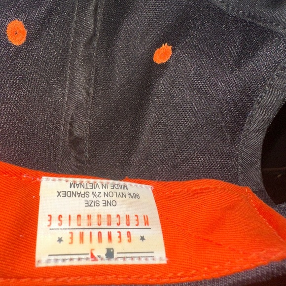 Baltimore Orioles O’s Big Bird Side Script Vintage Strap Cap Hat Clean - Picture 5 of 9